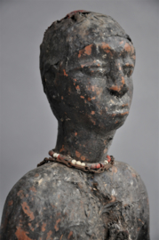 Rare, intensively tribally used FON couple, Benin, approx. 1950