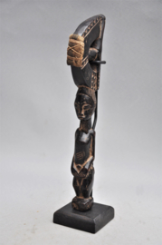 Old  drum beater, BAULE, Ivory Coast, 1940-50