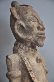 Rare! Terra cotta BOBO king's statue, Burkina Faso, mid-20th century