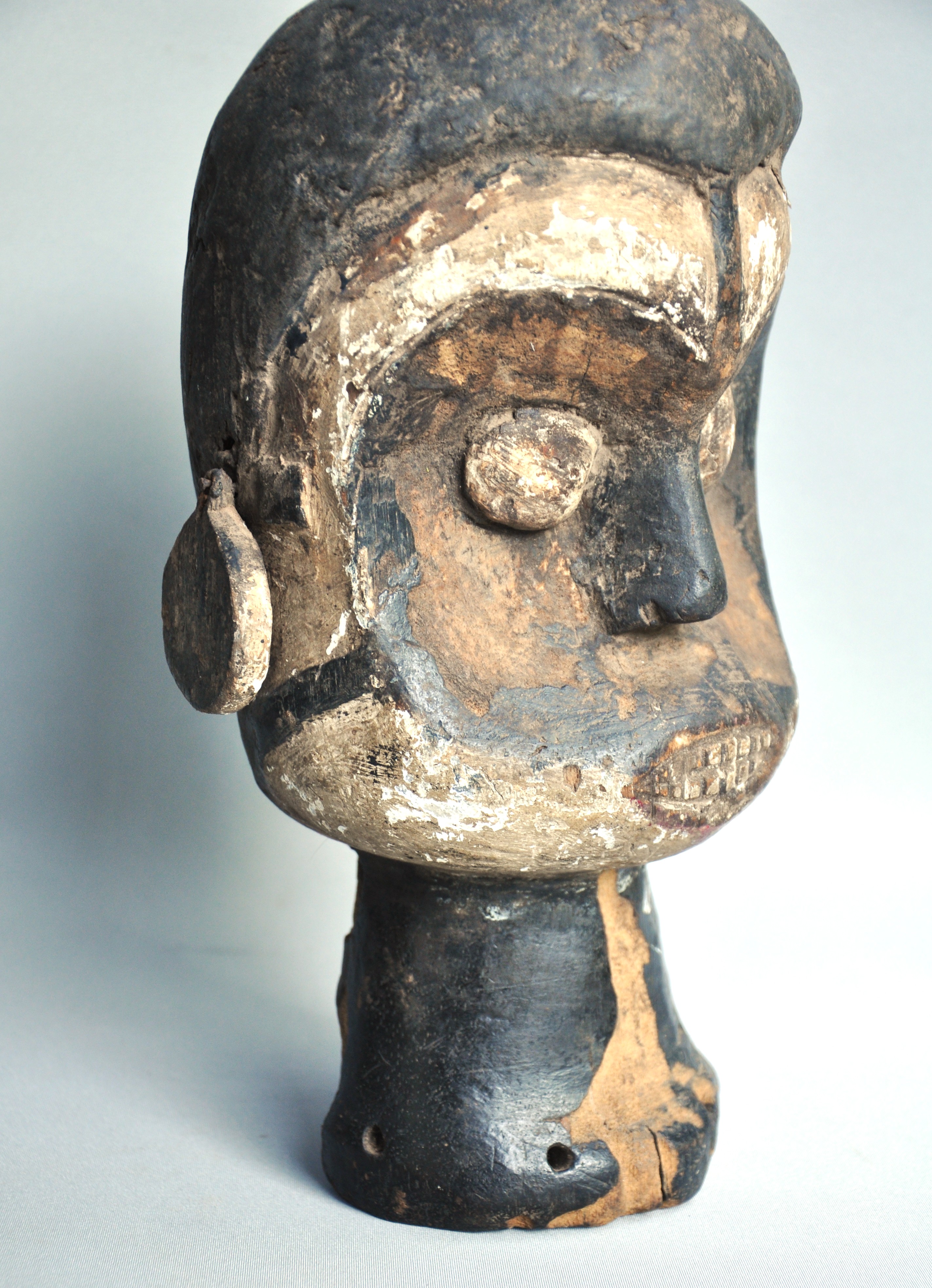 Hoofdmasker van de IBO, Nigeria, 1960-70