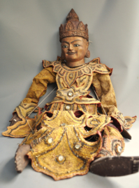 Vintage Thai puppet 95 cm – wooden head