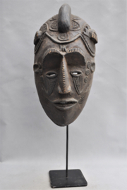 Expressive face mask of the IBO, Nigeria, ca 1970