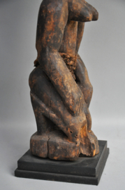 Large poignant fetish protection statue, FON, Benin, ca 1970