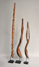 TOP! Lot of three tribal spoons from Ethiopia, early 20th century