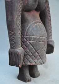 Wooden statue from the Terai region, Nepal, 21st century