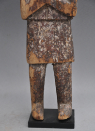 Old wooden tribal statue of a shaman, Nepal, mid 20th century