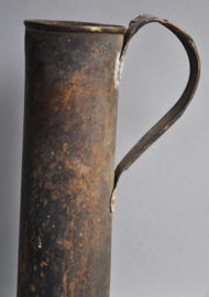 Metal slender yak milk jug, Nepal