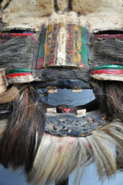 Oud oorlogsmasker, WOBE/GUERRE, Ivoorkust, 1900-1920