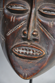 Beautiful sculpted CHOKWE facial mask, Angola, 2nd half 20th century