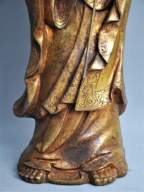 Groot en zwaar! bronzen beeld van Amithabha, China, leeftijd onbekend