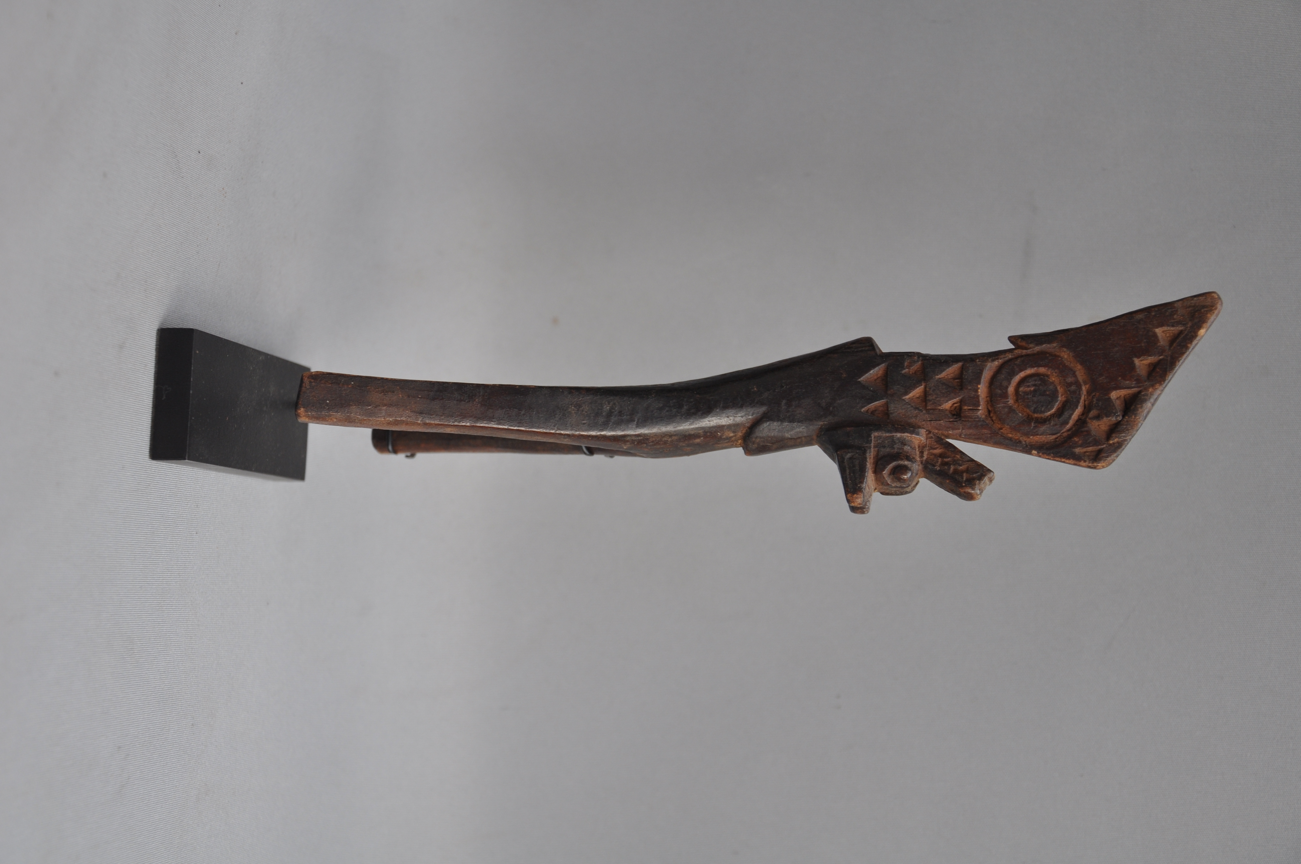 Bwa tribale katapult – 1e helft 20e eeuw – Ritueel houten kunstobject uit Burkina Faso
