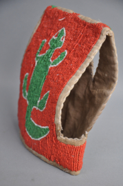 Dubbel kralenjasje voor Ibedji tweeling, Yoruba, Nigeria, 2e helft 20e eeuw