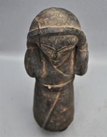 Older tribal female statue from the TERAI, Southern Nepal, 1960-70