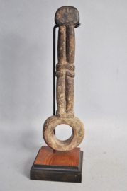 Authentic old ghurra, churning stick holder, ritual utensil