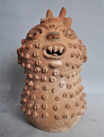 Terra cotta fetish from the Fon from Benin, ca 1970