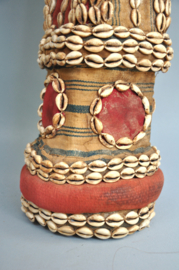 Uniek Afrikaans hoofdmasker met kauri schelpen - Mali - 1960-70