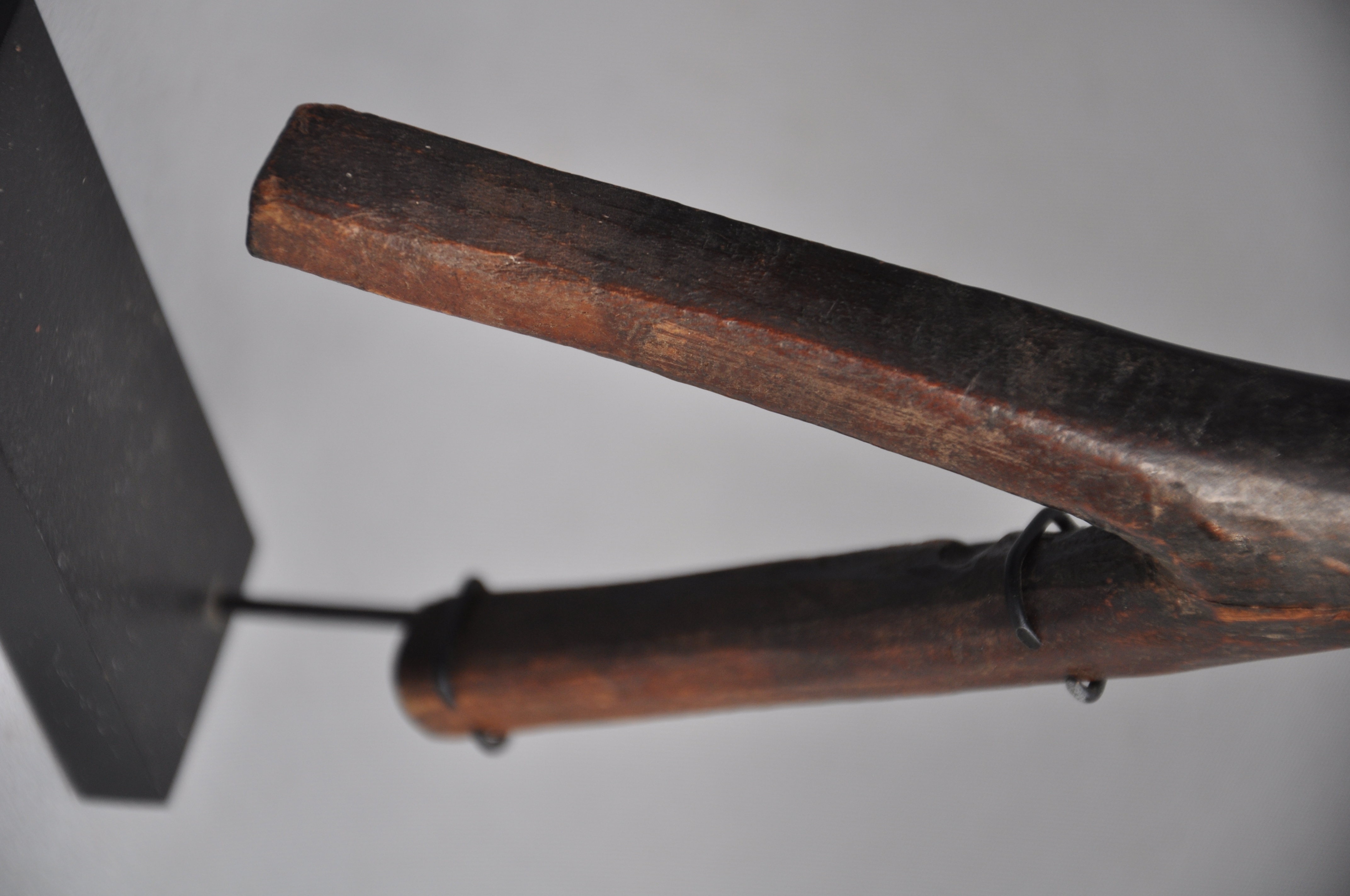 Bwa tribale katapult – 1e helft 20e eeuw – Ritueel houten kunstobject uit Burkina Faso