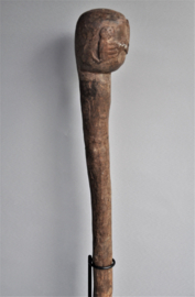 Dancing staff of a Nepalese shaman, Northern Nepal, mid 20th century