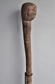 Dancing staff of a Nepalese shaman, Northern Nepal, mid 20th century