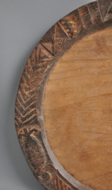 Wooden oracle board from the Yoruba, Nigeria, ca 1960