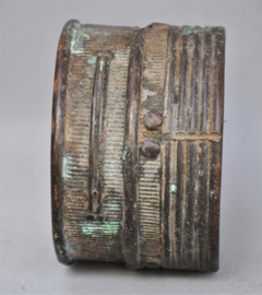 Oude tribale bronzen armband, Ghan, Burkina Faso, 1e helft 20e eeuw