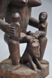 Older maternity statue of the LUBA, DR Congo, ca 1970