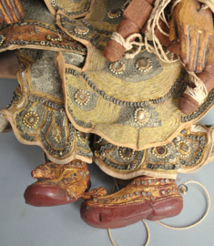 Mega grote Boeddha marionet, Thailand, ca 1980