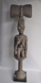 Very large statue of the deity Shango, Yoruba, Nigeria, 1970-80