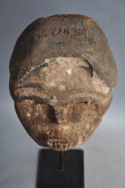 Old, strong facial SUKU tribe mask, D.R. Congo, 1960-70