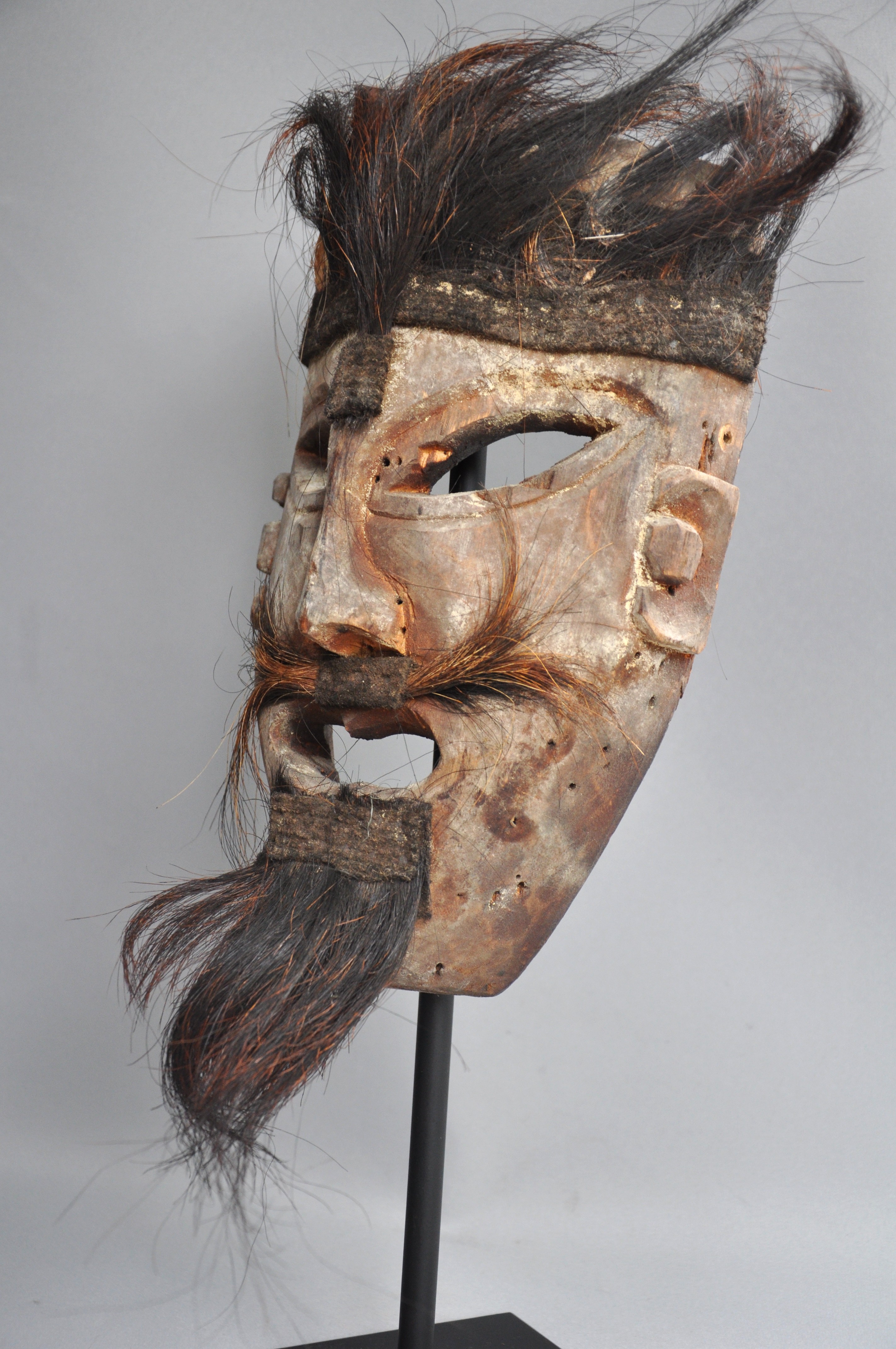 Vinnig indringend festival masker, Nepal, 2e helft 20e eeuw