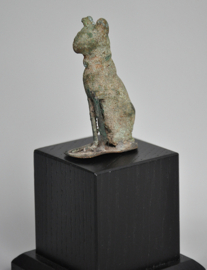 BASTET, bronzen beeldje, Egypte, 4e-6e eeuw n Chr