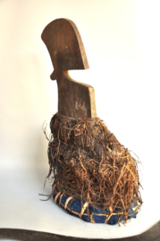 Rare Budja Mask (1940) & 19th-Century Ngulu Executioner's Sword