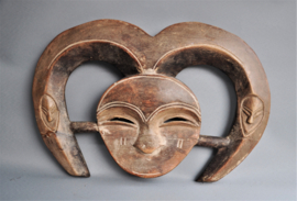 Masker van de KWELE, Gabon, 1970-80