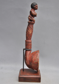 Older, ceremonial spoon, ASHANTI people, Ghana, 1960-70