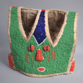Dubbel kralenjasje voor Ibedji tweeling, Yoruba, Nigeria, 2e helft 20e eeuw