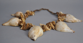 Necklace of half shells and shell parts, Nepal, 21st century