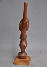 Refinedly carved catapult of the BAULE, Ivory Coast, 2nd half 20th century