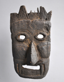 Very striking festival mask, West Nepal, mid 20th century