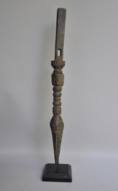 Antiek Dhyangro handvat, Nepal, ca. 1900