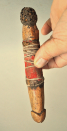 Fertility phallus statue from the Fon, Benin, mid 20th century.