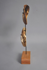 Dubbele BiPane, neusornament, ASMAT, Papoea Nieuw Guinea