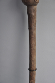 Dancing staff of a Nepalese shaman, Northern Nepal, mid 20th century