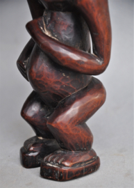 Decorative wooden statue, LUBA/HEMBA, DR Congo, 1970-80