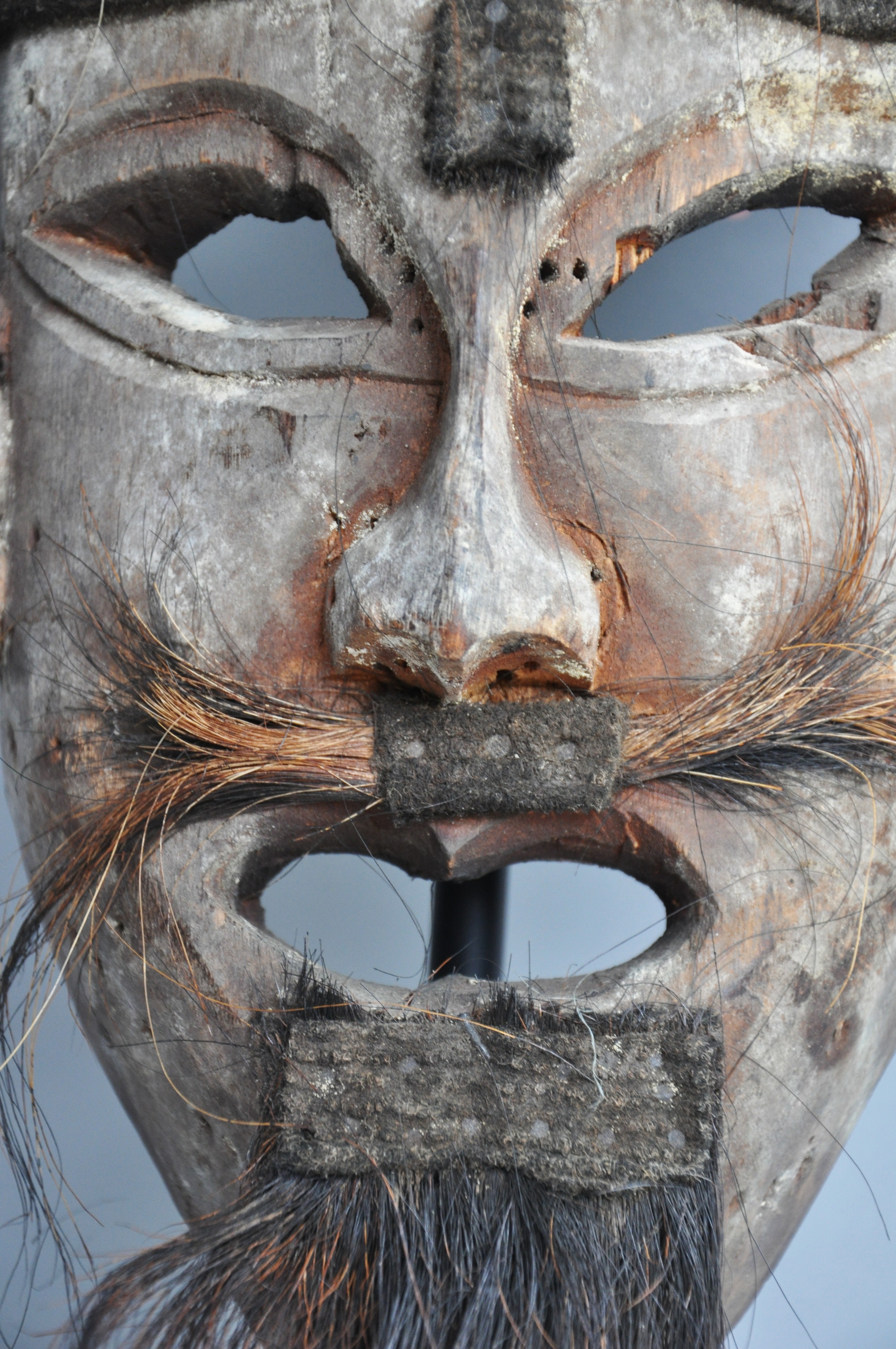Vinnig indringend festival masker, Nepal, 2e helft 20e eeuw