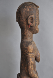 GREAT! Huge, tribally used MOSSI statue, Burkina Faso, approx. 1970