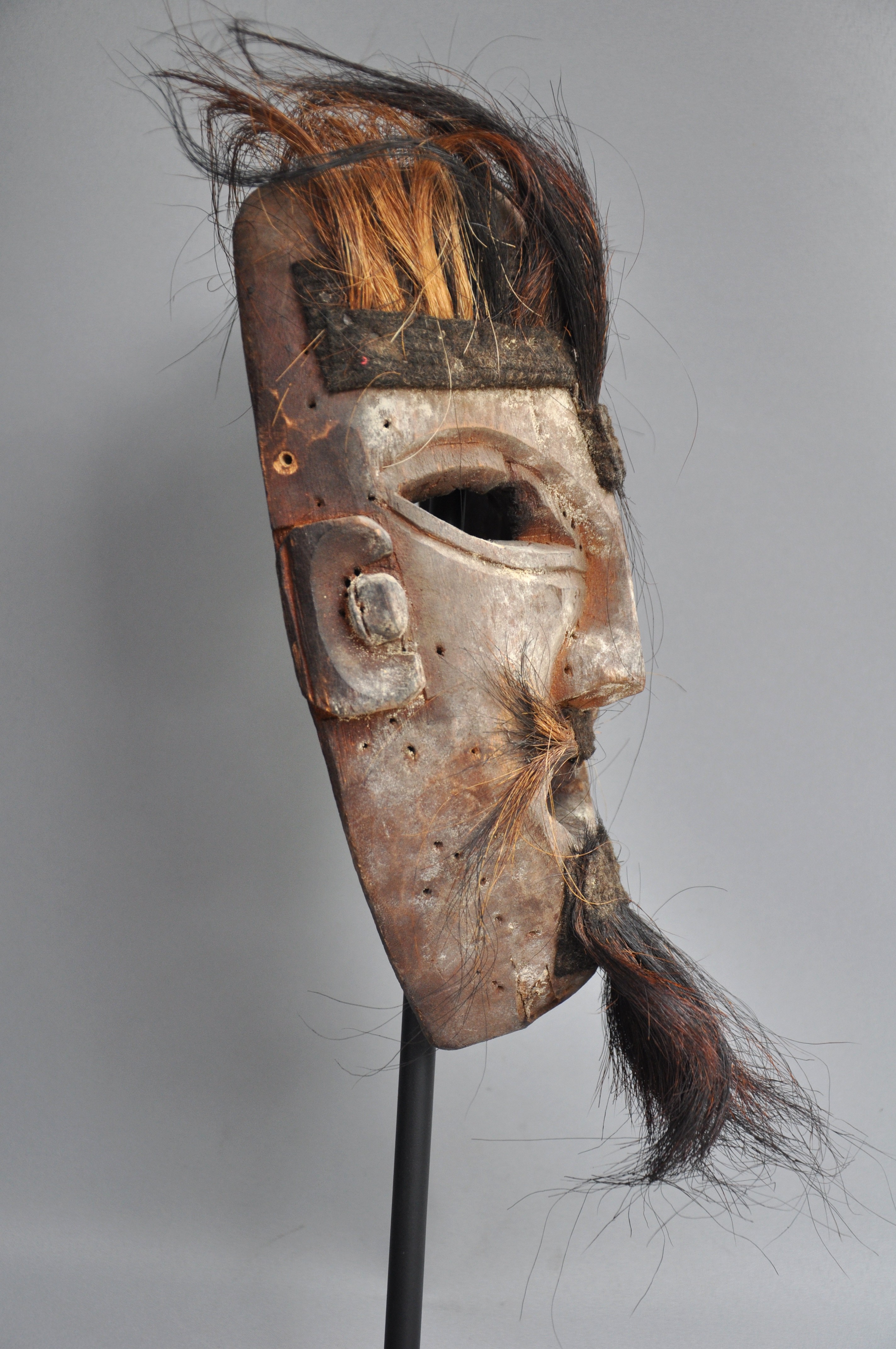 Vinnig indringend festival masker, Nepal, 2e helft 20e eeuw