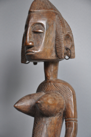 Beautiful large female ancestor statue, BAMBARA, Mali, 1960-70