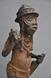 Bronze Benin Warrior, Benin City Region, Nigeria, 21st Century