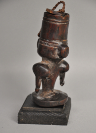 Rare! Old tobacco container, CHOKWE, DR Congo, 1900-1920