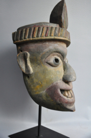 Very large festival "sickness" mask, Nepal, ca 1970